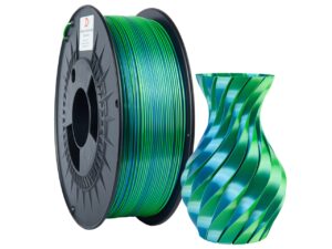 Filament pla silk dual colour modrá/zelená