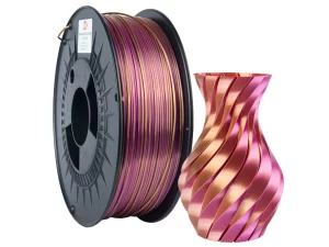 Filament pla silk dual colour zlatá/růžová