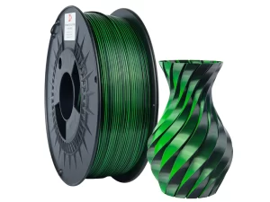 Filament pla silk dual colour černá/zelená