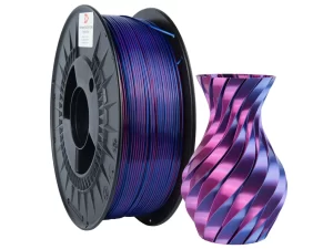 Filament pla silk dual colour modrá/fialová