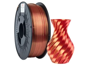 Filament pla silk dual colour zlatá/červená