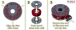 ROSA3D MASTERSPOOL REFILL INSTRUCTION