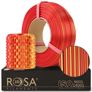 Filament pla magic silk fire rosa3d