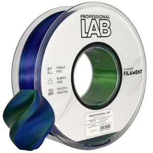 Filament PLA SILK tri colour Modrá/Zelená/Fialová