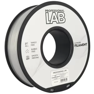 Filament ABS+ transparentní professional lab