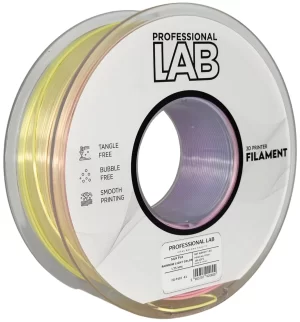 Filament PLA SILK rainbow light colour professional lab