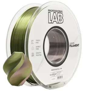 Filament PLA SILK tri colour Army professional lab
