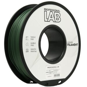 Filament PLA Carbon fiber zelená professional lab
