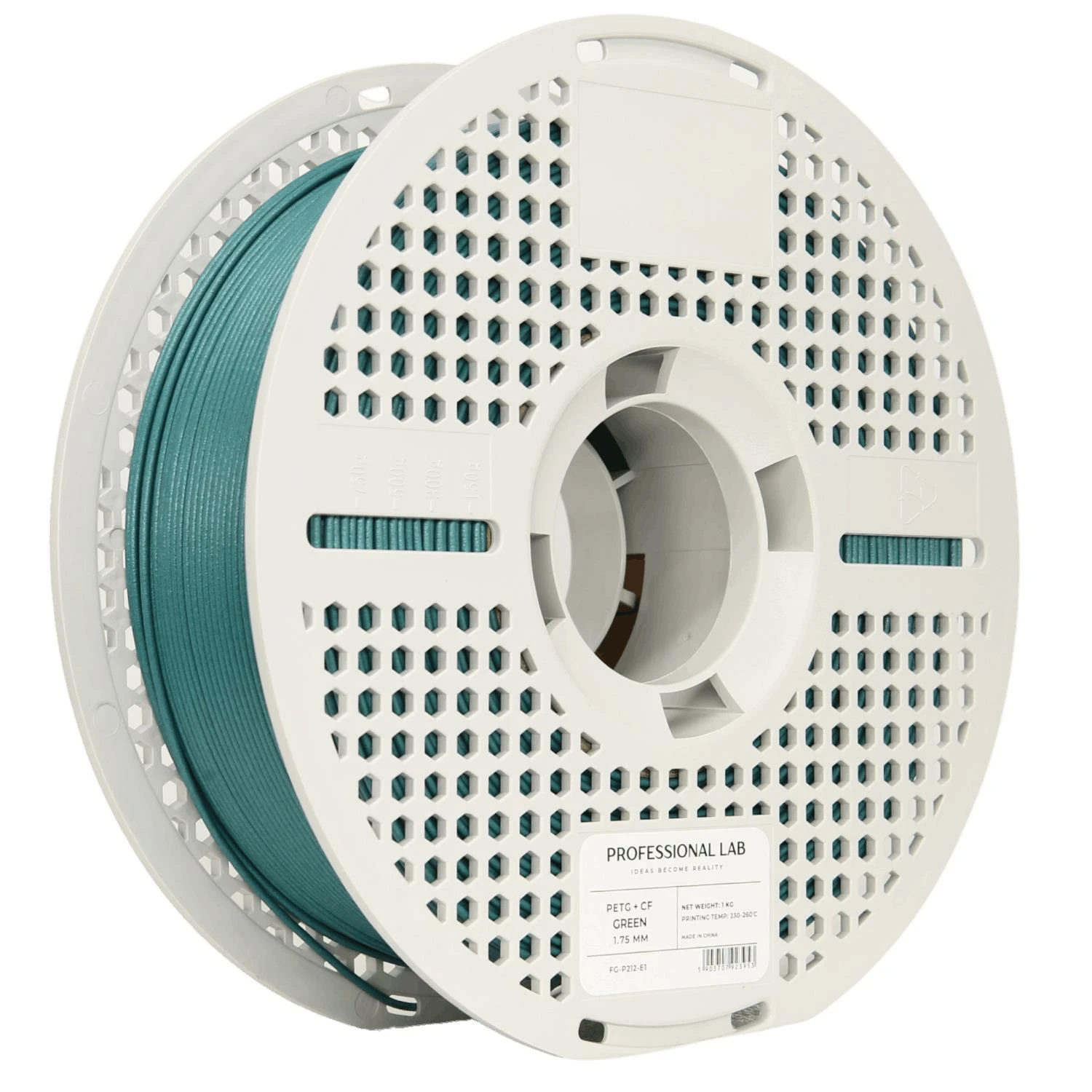 Filament PET-G CF zelená Professional lab
