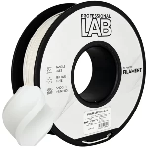 Filament pla matte bílá professional lab