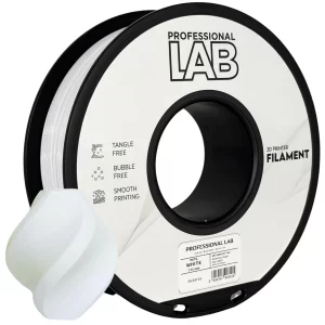Filament pet-g bílá professional lab