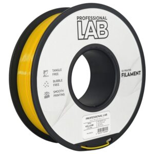 Filament pet-g žlutá professional lab