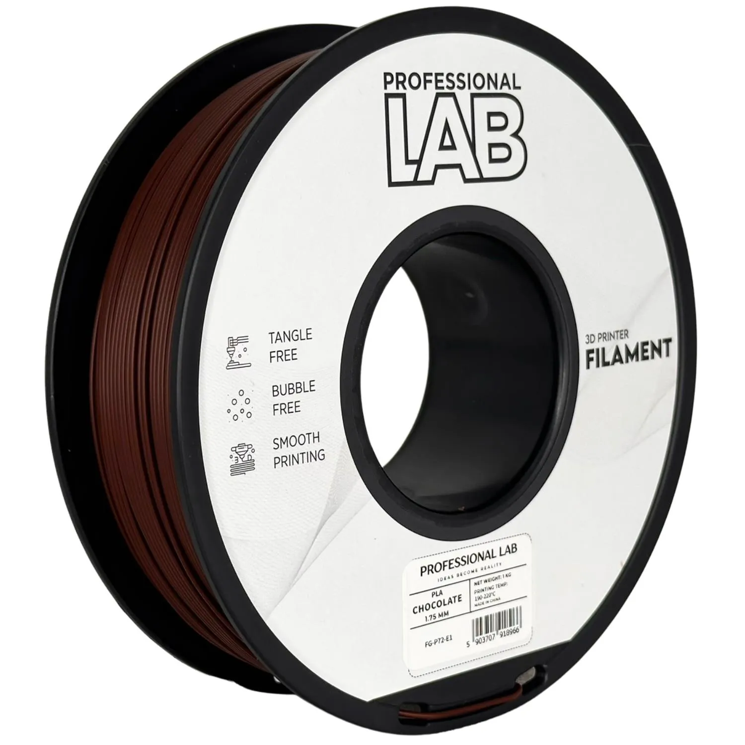Filament pla čokoládová professional lab