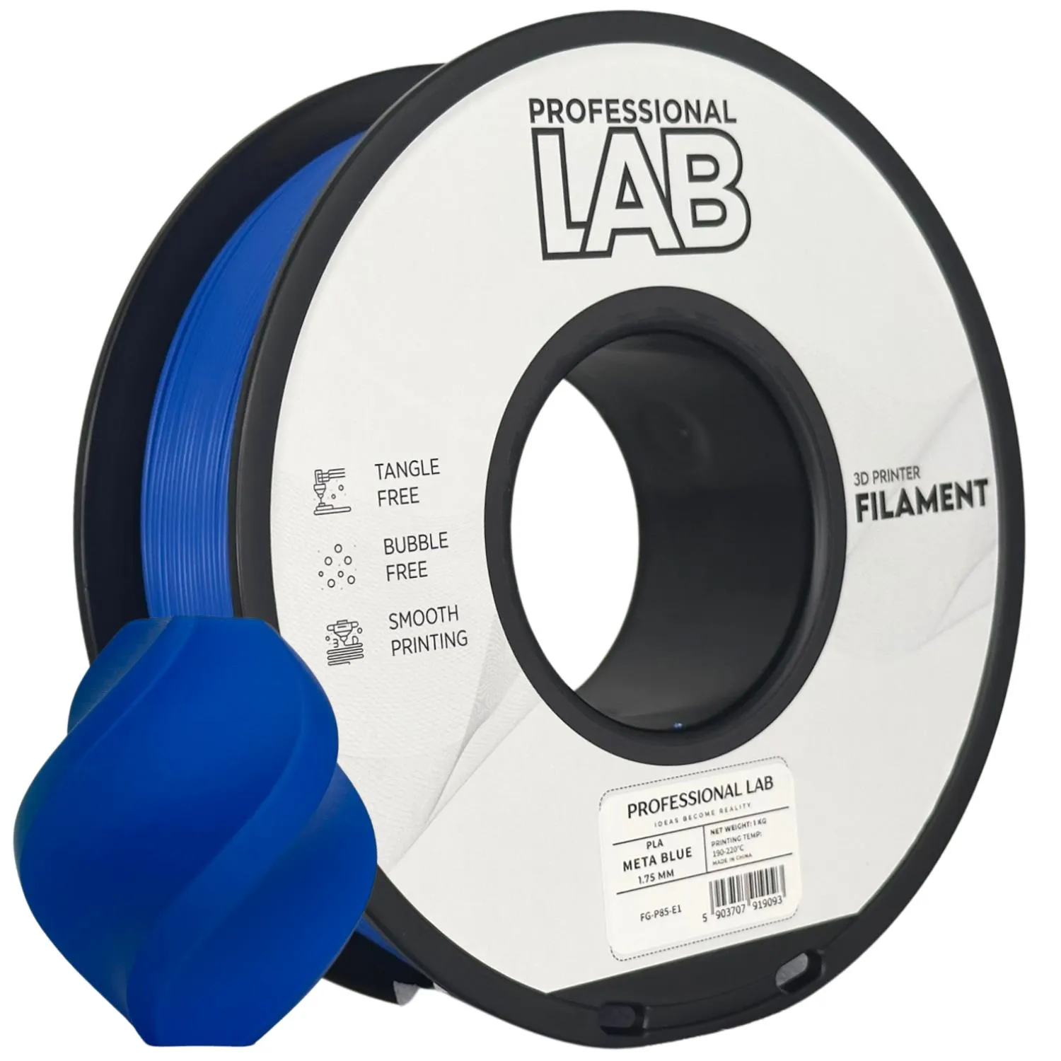 Filament pla meta modrá professional lab
