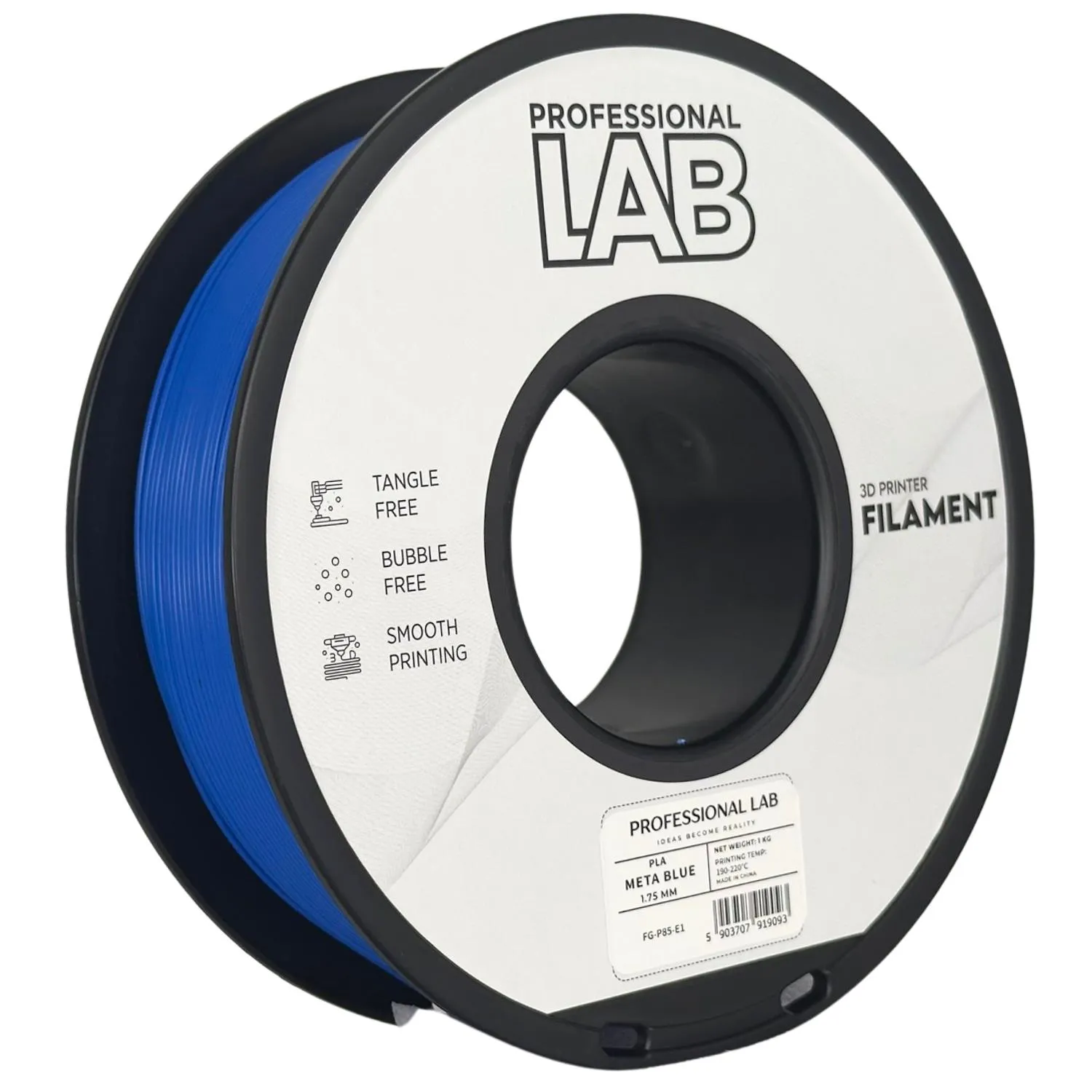 Filament pla meta modrá professional lab