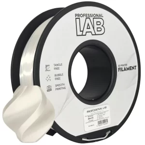 Filament SILK pla bílá professional lab