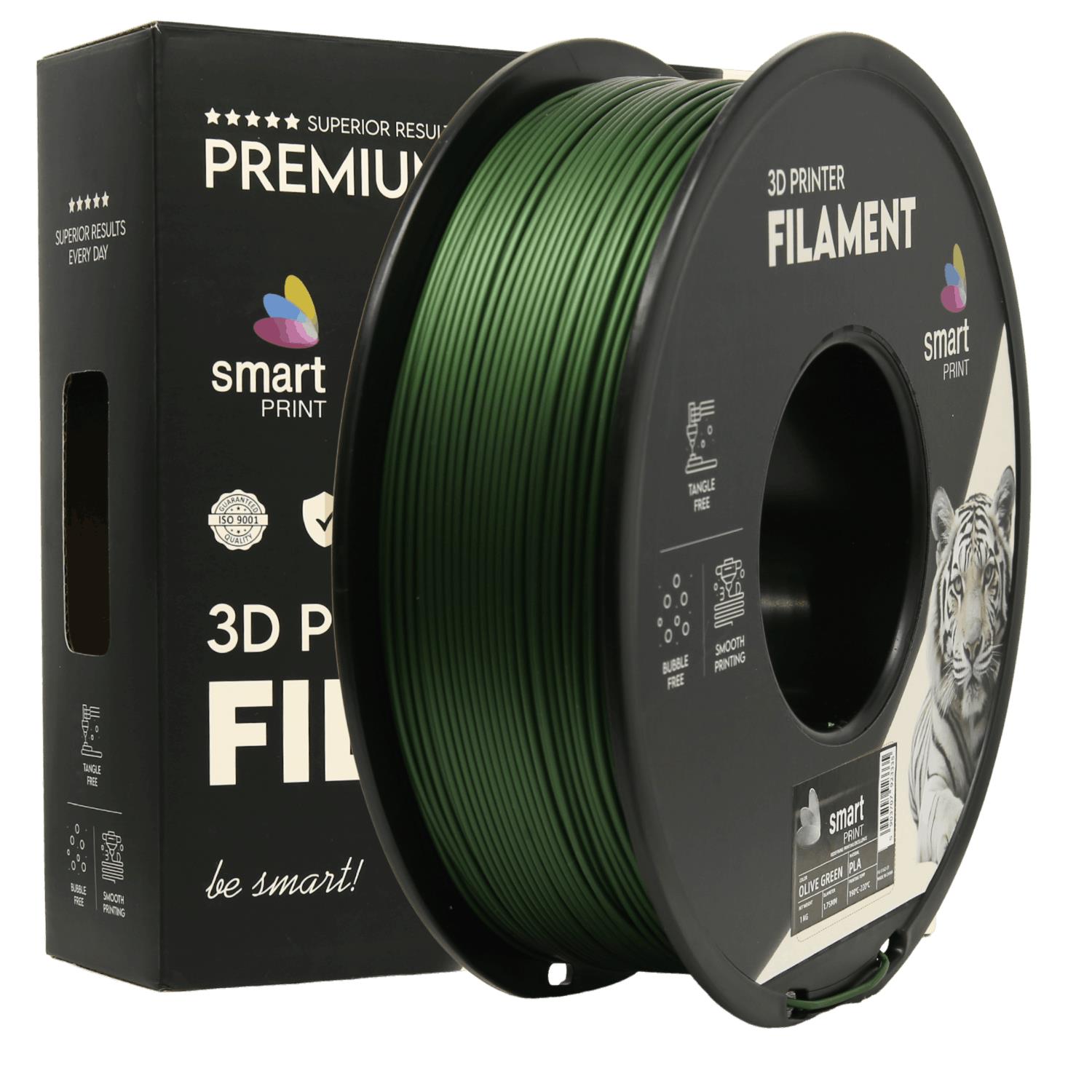 Filament pla olivově zelená Smart print