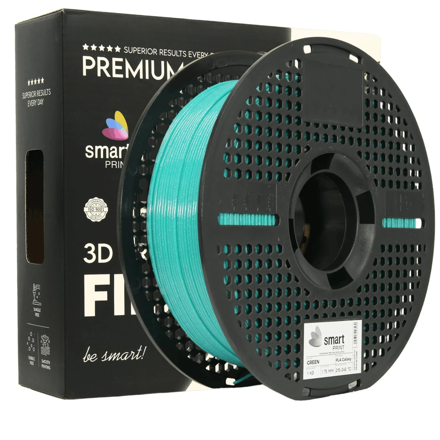 Filament PLA galaxy zelená Smartprint