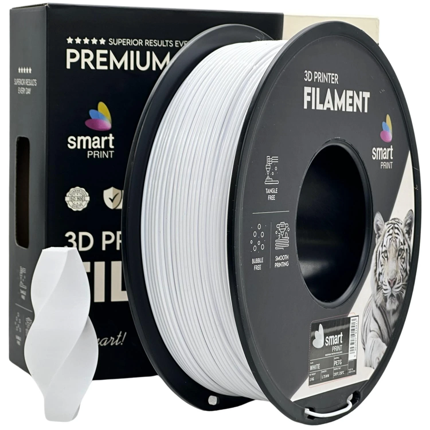 Filament PET-G bílá Smart print