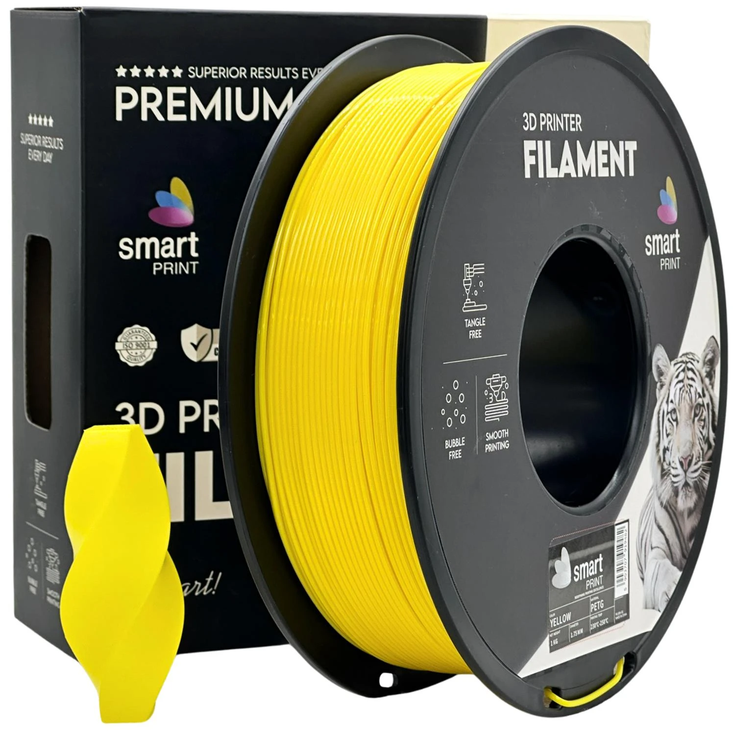 Filament PET-G žlutá Smart print