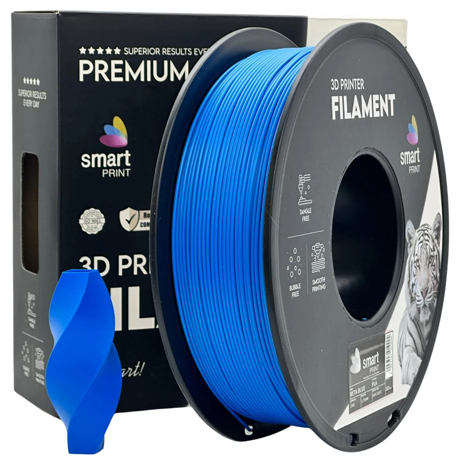 Filament pla meta modrá Smart print