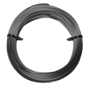 100g vzorek PLA silk grafitová 3DRosa